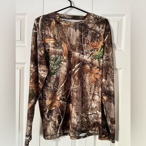Camo Realtree Long Sleeve Shirt Size L
